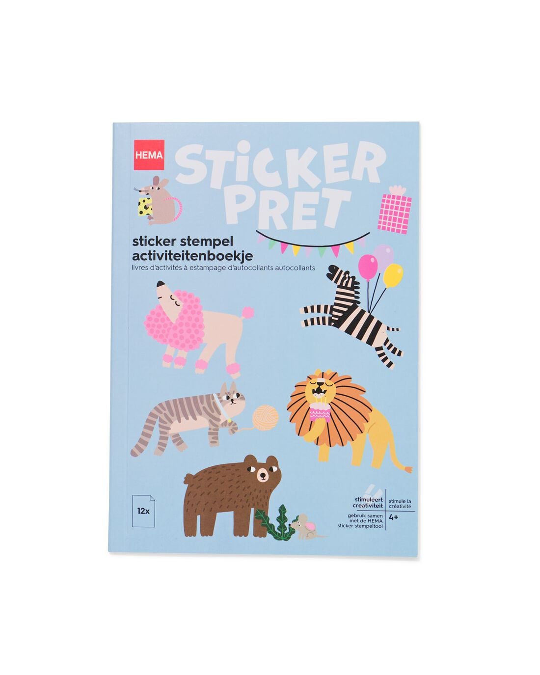 HEMA Sticker stempel activiteitenboekje dieren | HEMA