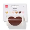 HEMA Stickers 4cm hart - 30 stuks (multicolor) | HEMA