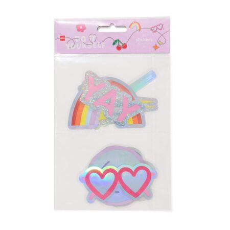 HEMA Stickers XL regenboog - 2 stuks | HEMA
