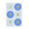 HEMA Stickers cijfers blauw - 5 stuks (blauw) | HEMA