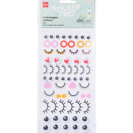 HEMA Stickers met wiebelogen | HEMA