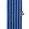 HEMA Strandlaken 90x180cm velours strepen (blauw) | HEMA