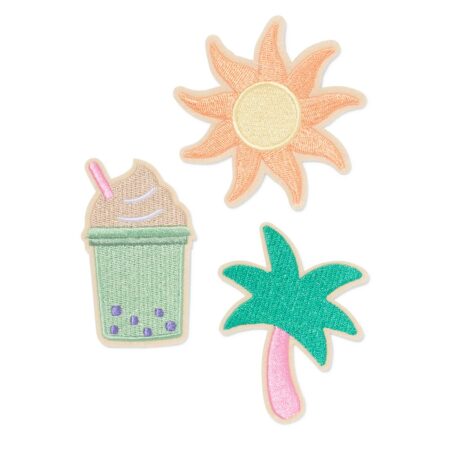 HEMA Strijkapplicaties 5x5cm zomer - 3 stuks (multi) | HEMA