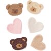 HEMA Strijkemblemen 6x5.5cm beren - 6 stuks (multicolor) | HEMA