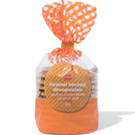 HEMA Stroopwafels karamel zeezout 400g | HEMA