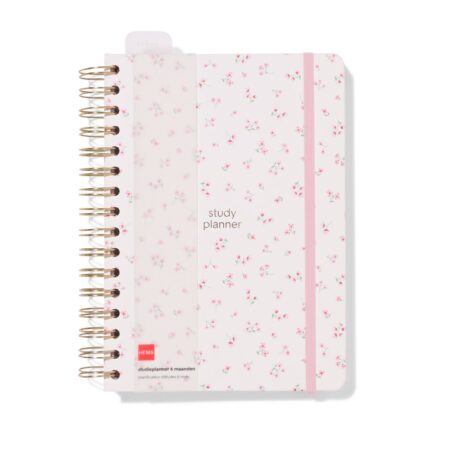 HEMA Studieplanner 16.4x22.5cm bloemen | HEMA