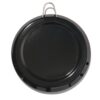 Sudderplaatje Ø16cm metaal (zwart)