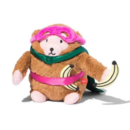HEMA Superheld knuffel aap 18x25x8cm | HEMA