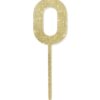 HEMA Taartdecoratie herbruikbaar cijfer 0 (goud) | HEMA