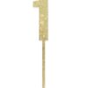 HEMA Taartdecoratie herbruikbaar cijfer 1 (goud) | HEMA