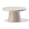 HEMA Taartplateau Ø18cm Knap new bone china grijs (grijs) | HEMA