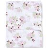 Tafelkleed 140x240cm katoen bloemen roze-groen (roze)