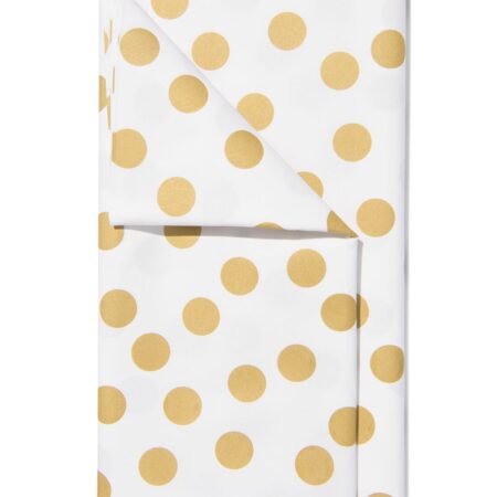 HEMA Tafelkleed 220x138cm papier goud (goud) | HEMA