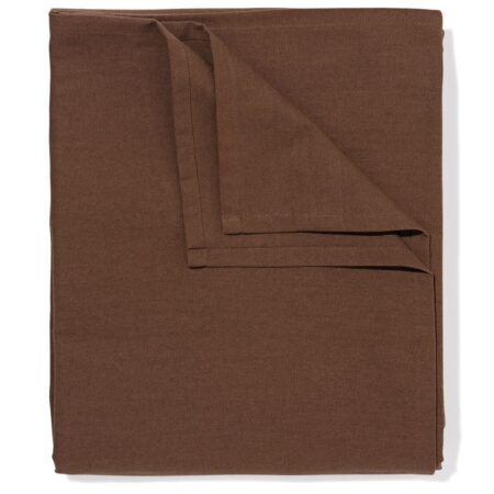 HEMA Tafelkleed XL 320x145cm katoen donkerbruin (donkerbruin) | HEMA
