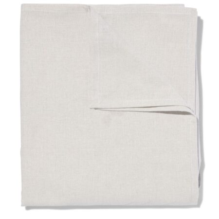 HEMA Tafelkleed grijs chambray katoen 140x240 (grijs) | HEMA