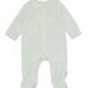 HEMA Takkie babyboxpakje velours lichtgroen (lichtgroen) | HEMA