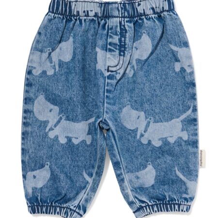 HEMA Takkie babybroek comfy fit denim denim (denim) | HEMA
