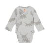HEMA Takkie babyromper jersey meegroei grijsmelange (grijsmelange) | HEMA