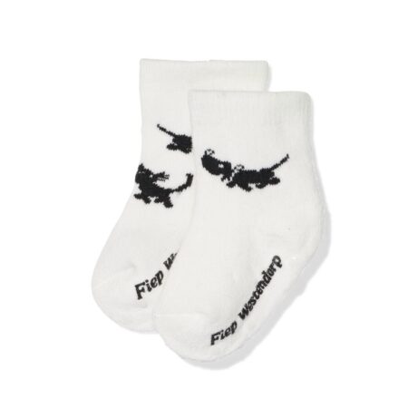 HEMA Takkie babysokken terry - 2 paar gebroken wit (gebroken wit) | HEMA