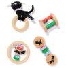 HEMA Takkie en Siepie baby giftset hout | HEMA