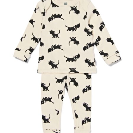 HEMA Takkie en Siepie baby meegroeipyjama gebroken wit (gebroken wit) | HEMA