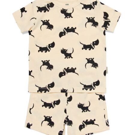 HEMA Takkie en Siepie babyshortama gebroken wit (gebroken wit) | HEMA
