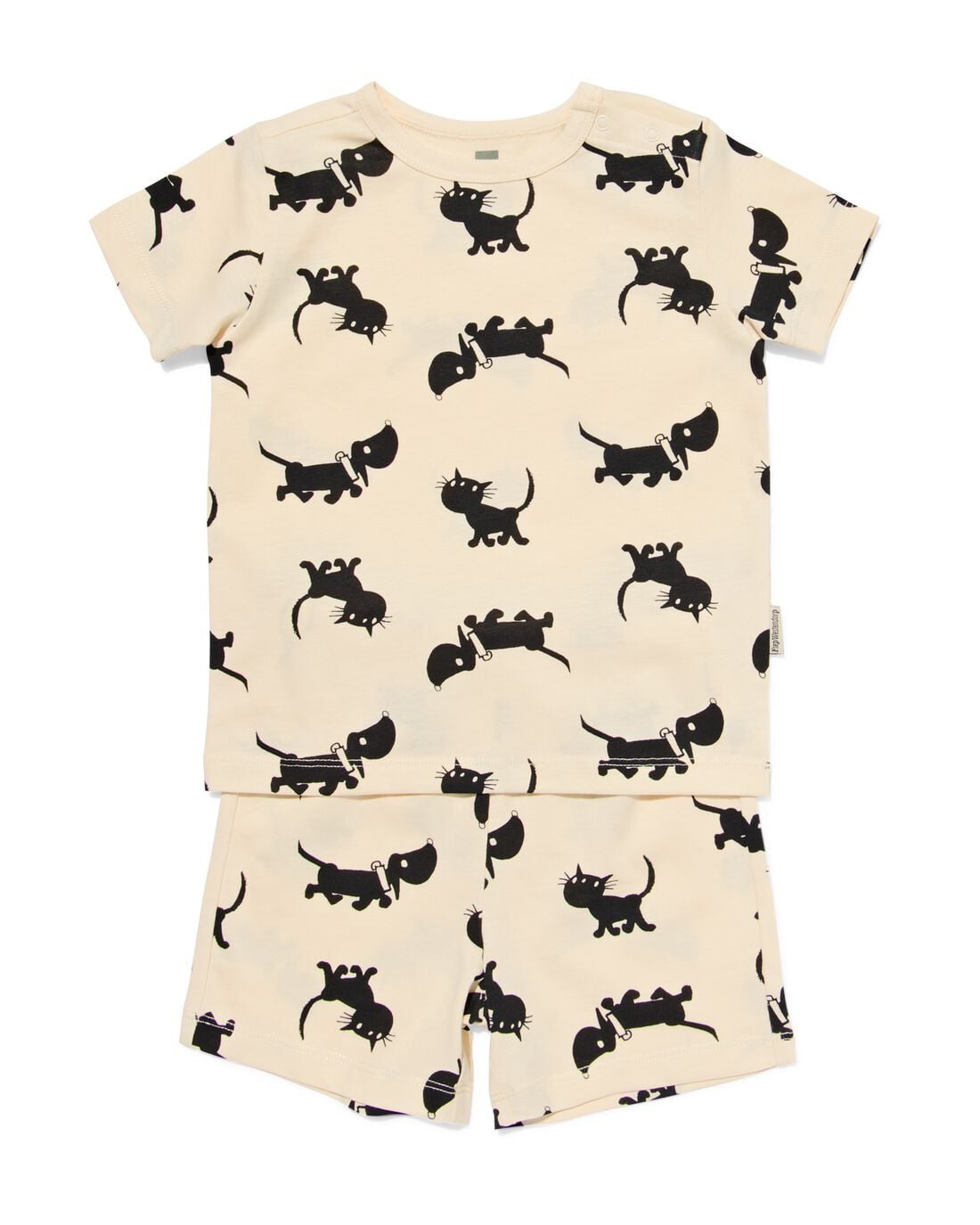 HEMA Takkie en Siepie babyshortama gebroken wit (gebroken wit) | HEMA