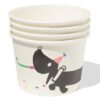 HEMA Takkie en Siepie bakjes 450ml papier - 4 stuks | HEMA