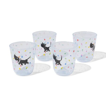 HEMA Takkie en Siepie herbruikbare bekers confetti - 4 stuks | HEMA