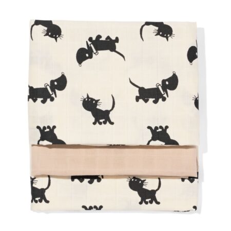 HEMA Takkie en Siepie hydrofieldoeken 60x60cm - 3 stuks | HEMA