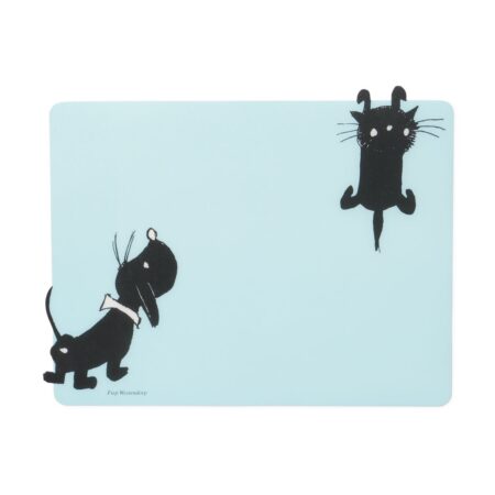 HEMA Takkie en Siepie placemat 32x42 kunststof (blauw) | HEMA