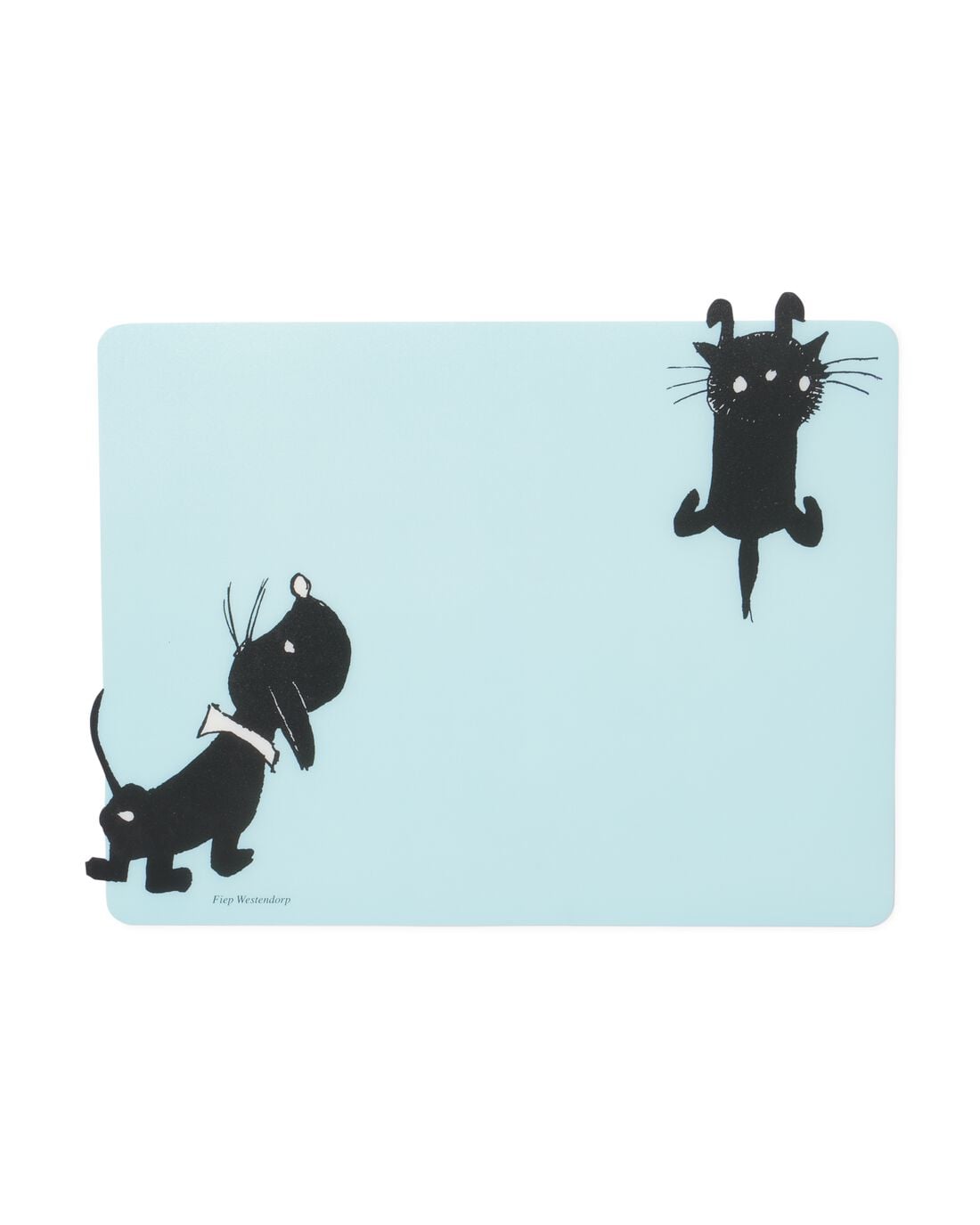 HEMA Takkie en Siepie placemat 32x42 kunststof (blauw) | HEMA