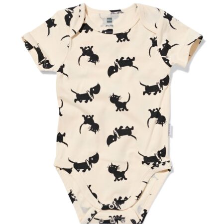 HEMA Takkie en Siepie romper katoen met stretch gebroken wit (gebroken wit) | HEMA