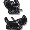Takkie en Siepie schuursponsset - 2 stuks (zwart/wit)