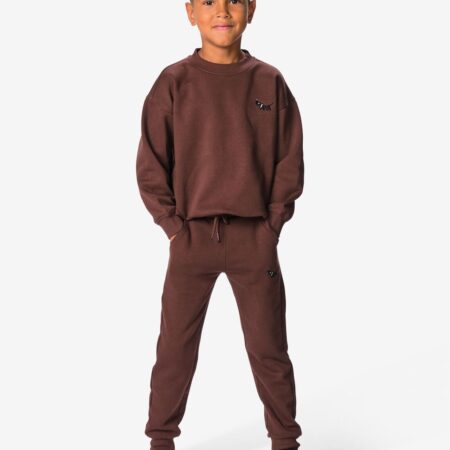 HEMA Takkie kinderjoggingbroek regular fit bordeauxrood (bordeauxrood) | HEMA
