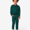 HEMA Takkie kinderjoggingbroek regular fit sweatstof groen (groen) | HEMA