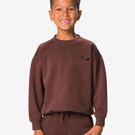 HEMA Takkie kindertrui sweatstof bordeauxrood (bordeauxrood) | HEMA