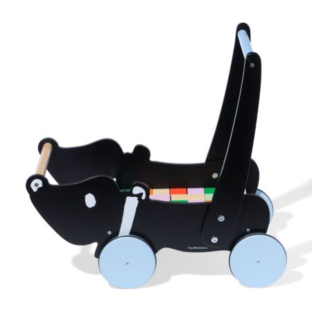 HEMA Takkie loopwagen met blokken hout | HEMA