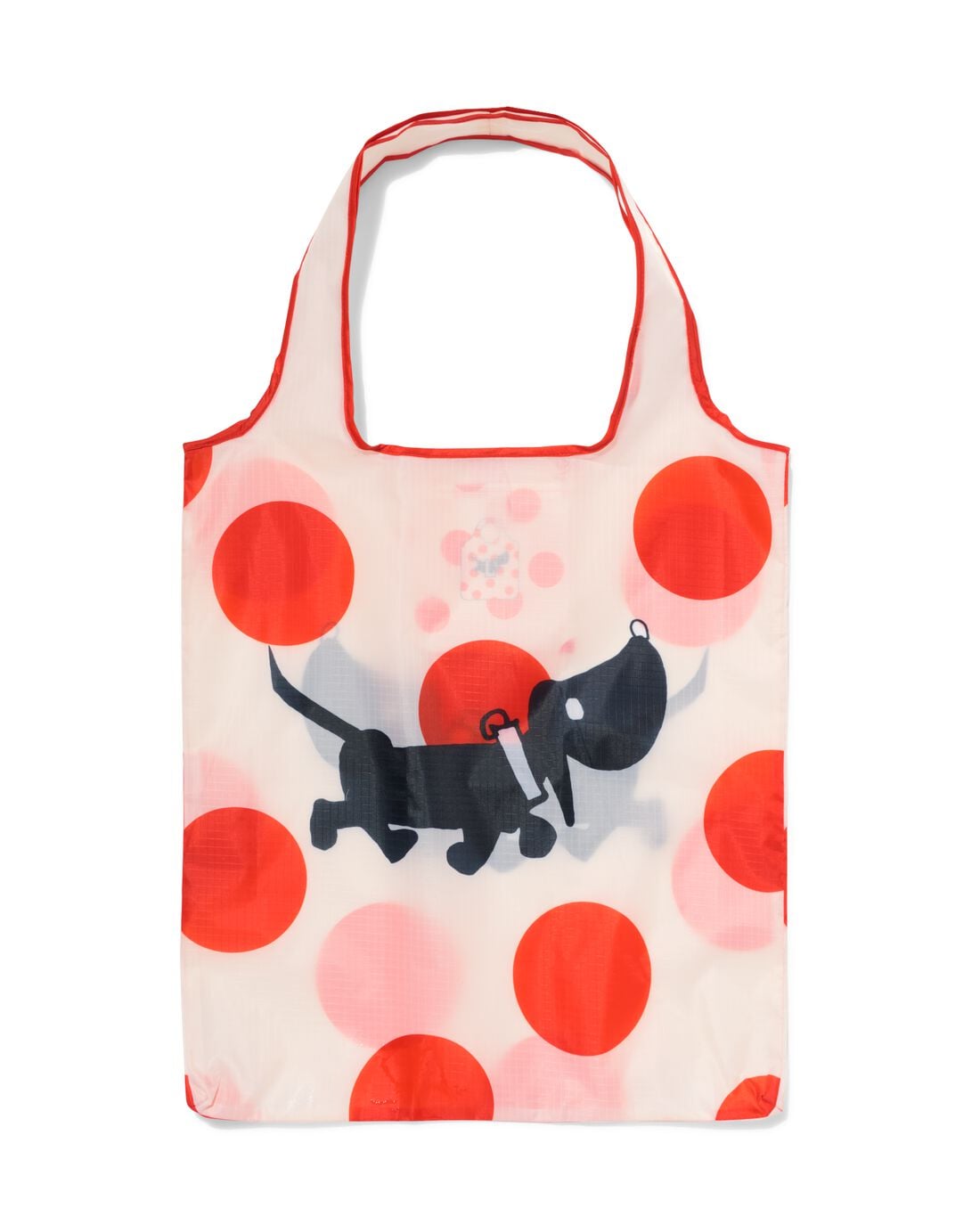 HEMA Takkie opvouwbare boodschappentas L 43x70cm stippen (multi) | HEMA