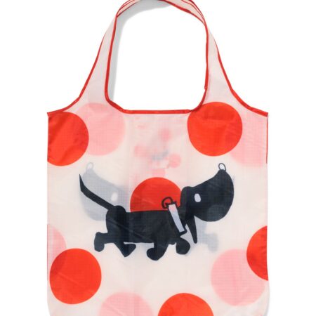 HEMA Takkie opvouwbare boodschappentas M 40x58.5cm stippen (multi) | HEMA