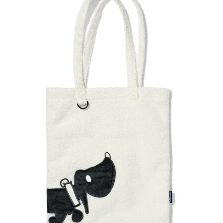 HEMA Takkie schoudertas 42x36cm teddy wit | HEMA