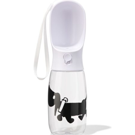 HEMA Takkie waterfles 550ml met drinkbakje wit | HEMA