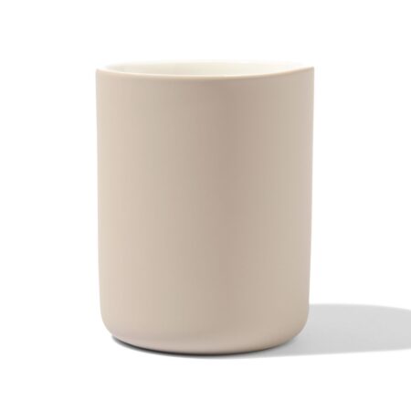 HEMA Tandenborstelhouder mat keramiek zand Ø8x10 (zand) | HEMA