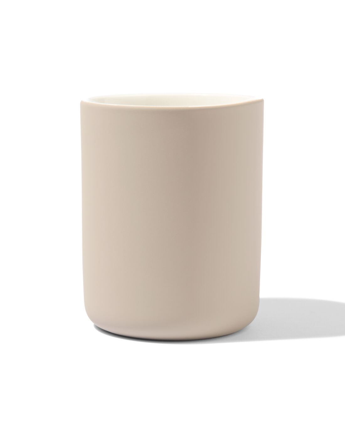 HEMA Tandenborstelhouder mat keramiek zand Ø8x10 (zand) | HEMA
