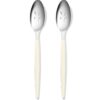 HEMA Tapaslepels met gaatje rvs - 2 stuks | HEMA