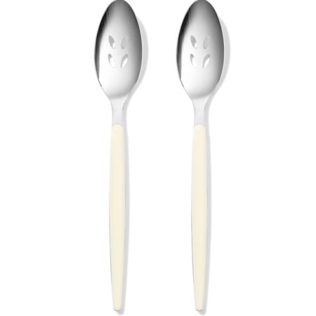 HEMA Tapaslepels met gaatje rvs - 2 stuks | HEMA