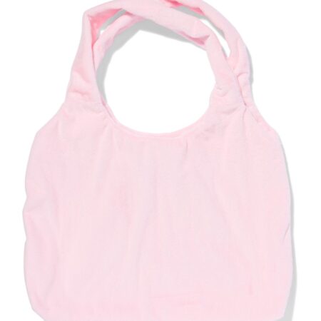 HEMA Tas 60x45x32cm fluffy roze (roze) | HEMA