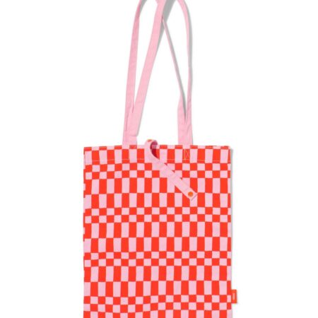 HEMA Tas canvas ruiten | HEMA