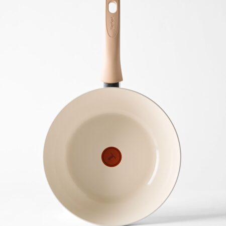 HEMA Tefal wokpan ⌀28cm keramisch PFAS-vrij (beige) | HEMA
