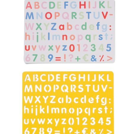 HEMA Tekensjabloon letters en cijfers | HEMA